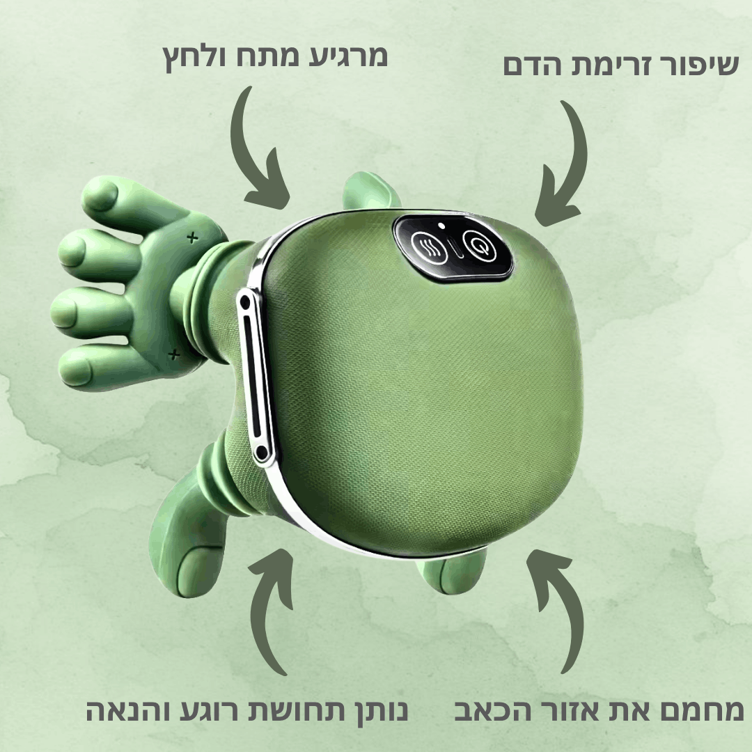 מעסה לצוואר להקלת כאבים וזרימת הדם מבית getarino